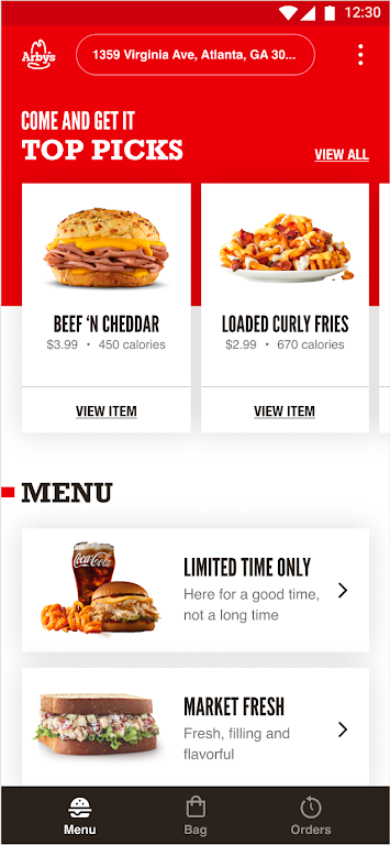 Arby’s Fast Food Sandwiches ekran görüntüsü 0