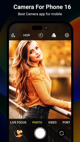 Camera iPhone 16 - OS18 Camera ekran görüntüsü 1