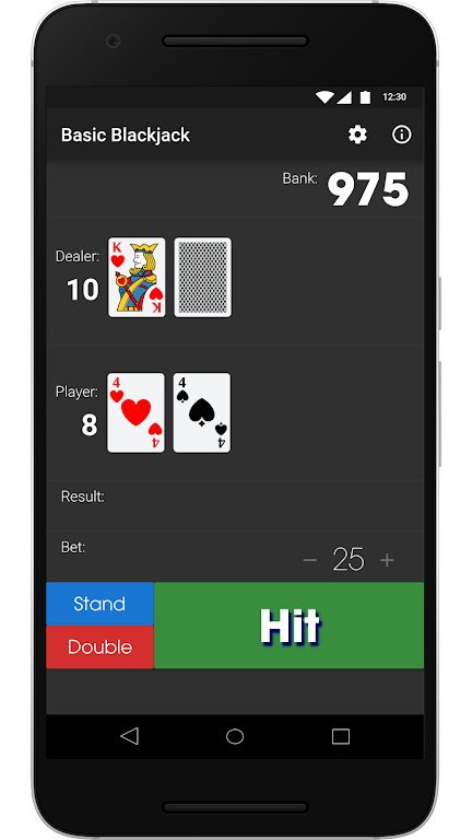 Basic Blackjack Screenshot 1