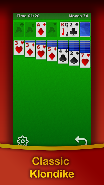 Klondike Solitaire - Free স্ক্রিনশট 1