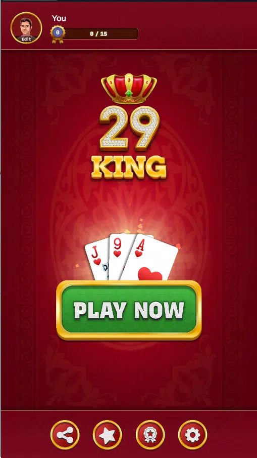 29 King Card Game Offline屏幕截圖0