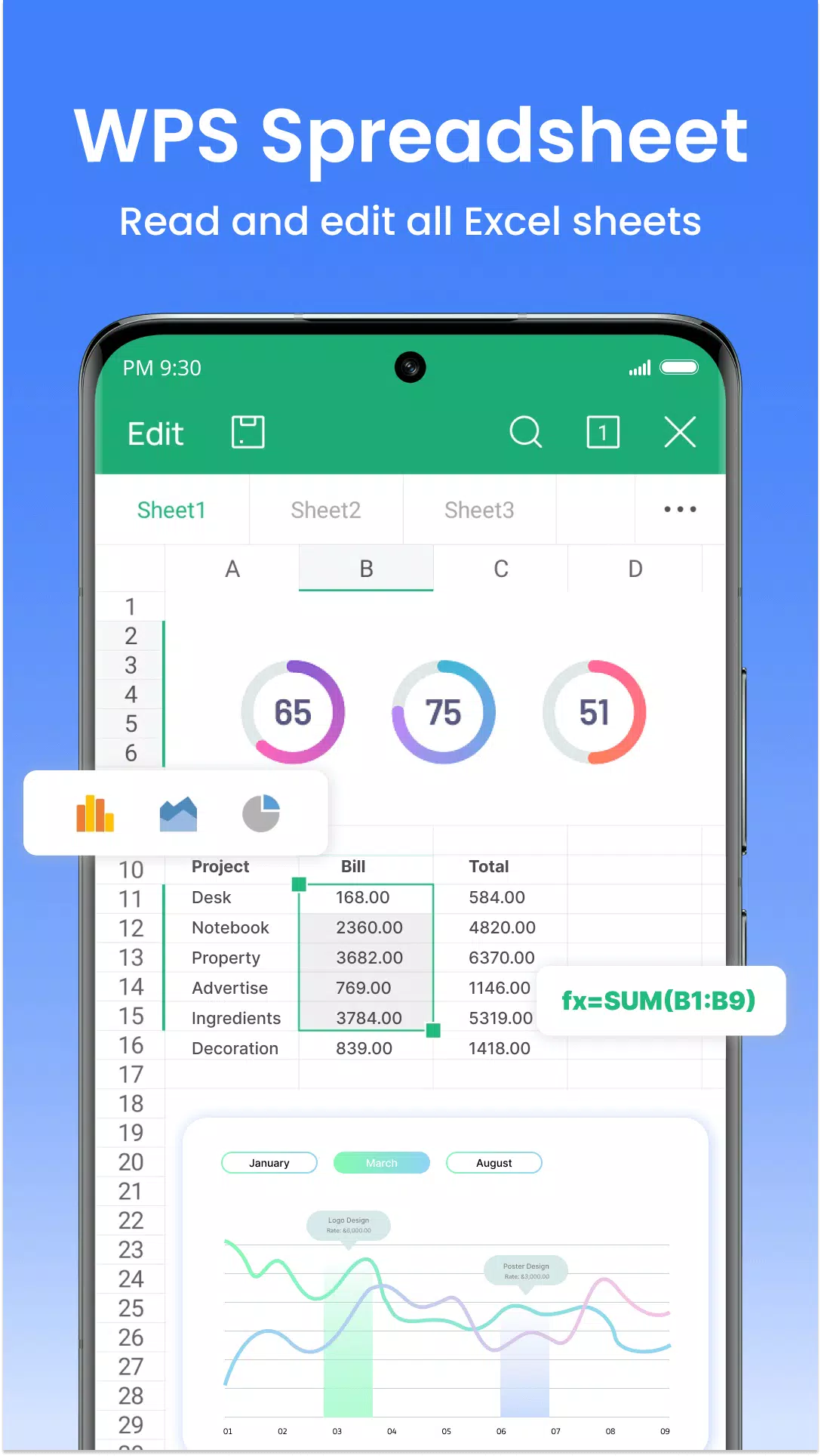 WPS Office Lite ภาพหน้าจอ 3