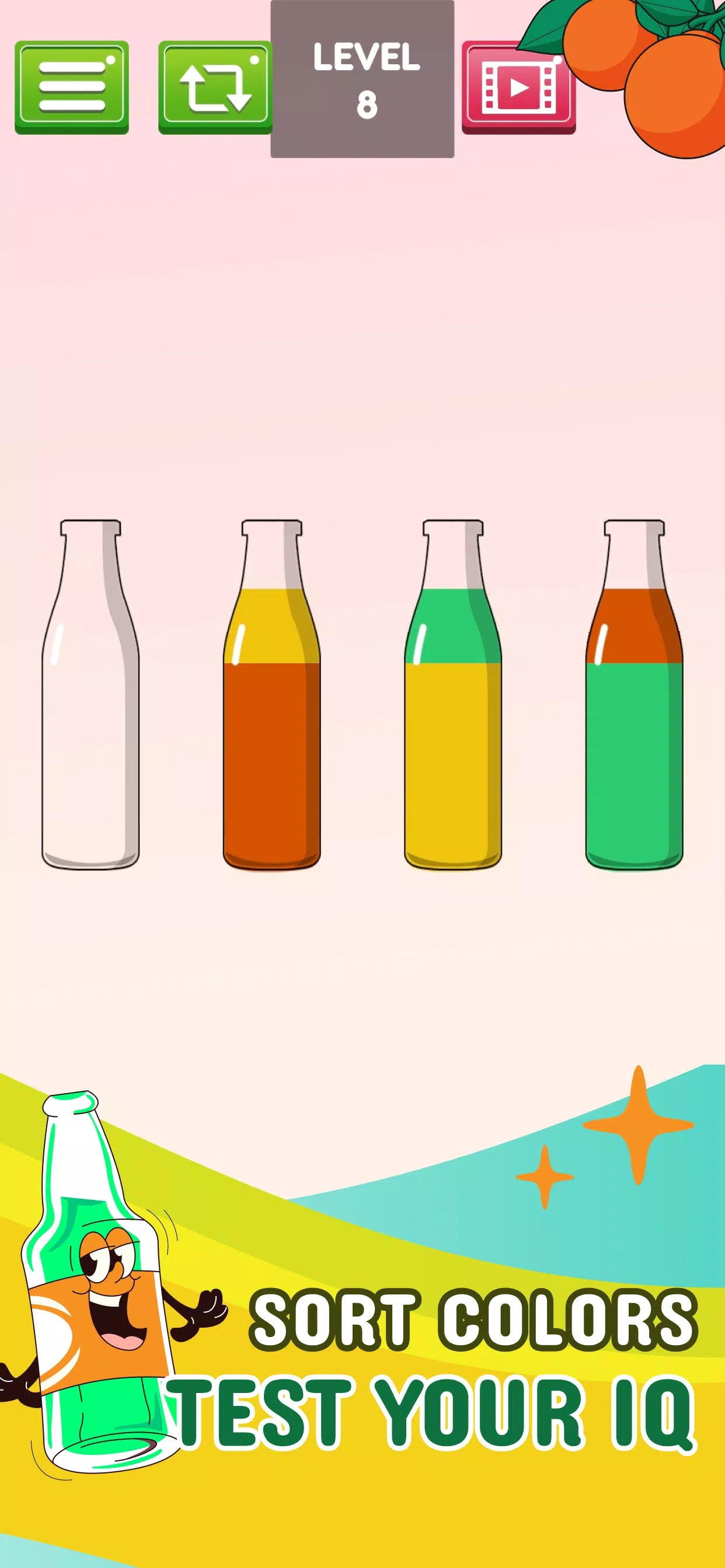 Soda Water Sort Puzzle: Color स्क्रीनशॉट 0