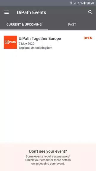 UiPath Events capture d’écran 1