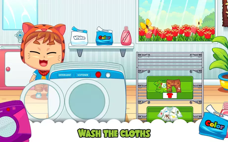 Marbel Laundry - Kids Game Zrzut ekranu 2