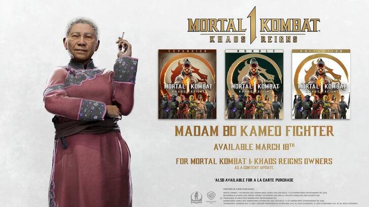 Mortal Kombat 1 Feisty Old Lady Madam Bo bergabung sebagai pejuang Kameo terkini