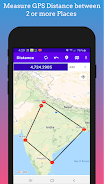 GPS Distance Measurement Ekran Görüntüsü 0