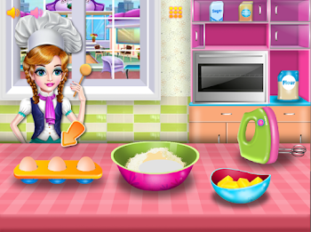 Girls cooking special cake Captura de pantalla 2