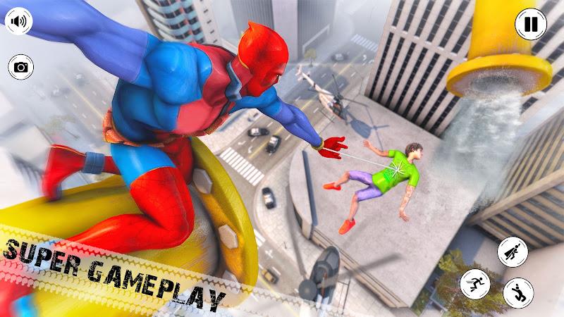 Spider Hero: Rope Hero Games ภาพหน้าจอ 2