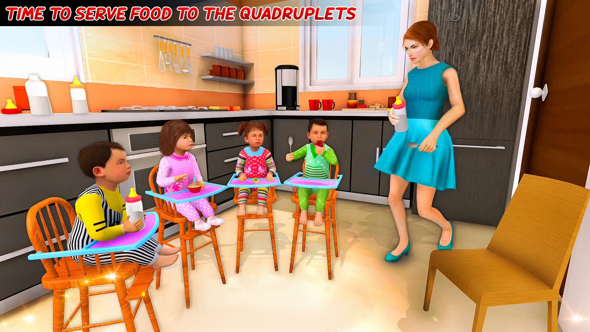 Quadruplets Newborn Baby Care স্ক্রিনশট 1