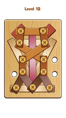 Nuts & Bolts Wood Screw Puzzleスクリーンショット1