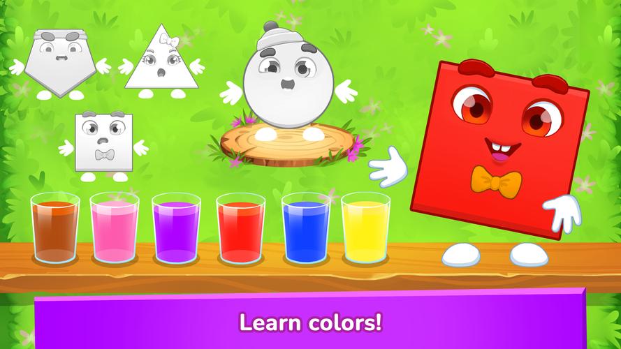 Learning shapes & colors games 스크린샷 2