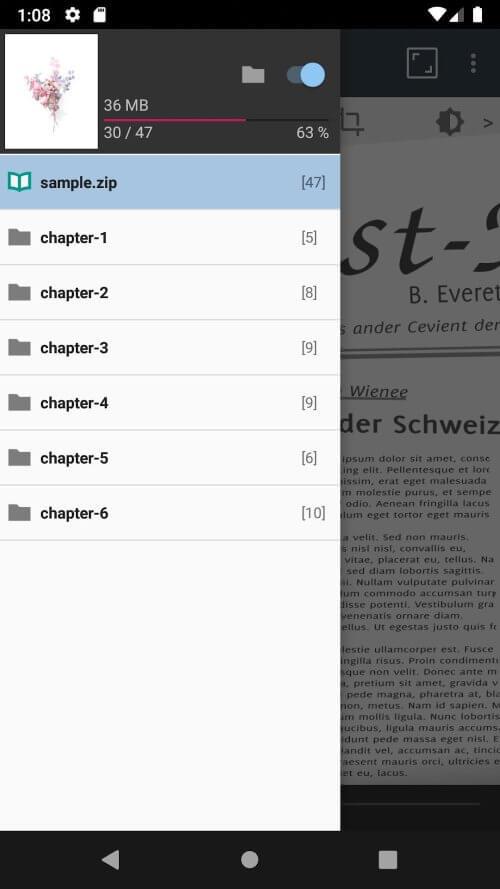 ComicScreen - PDF, ComicReader zrzut ekranu 3