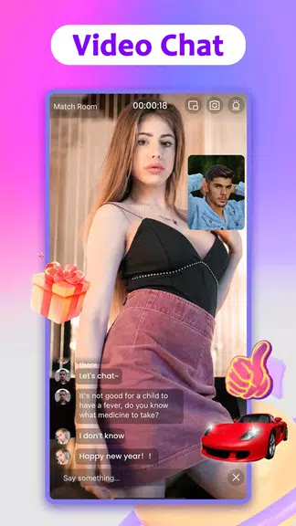 ภาพหน้าจอ MatchU-Live, Meet People, Chat 1