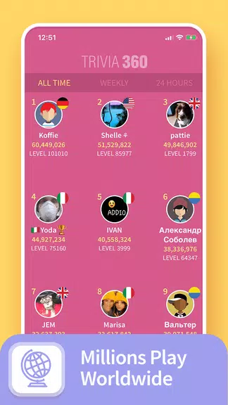 TRIVIA 360: Quiz Game应用截图第3张
