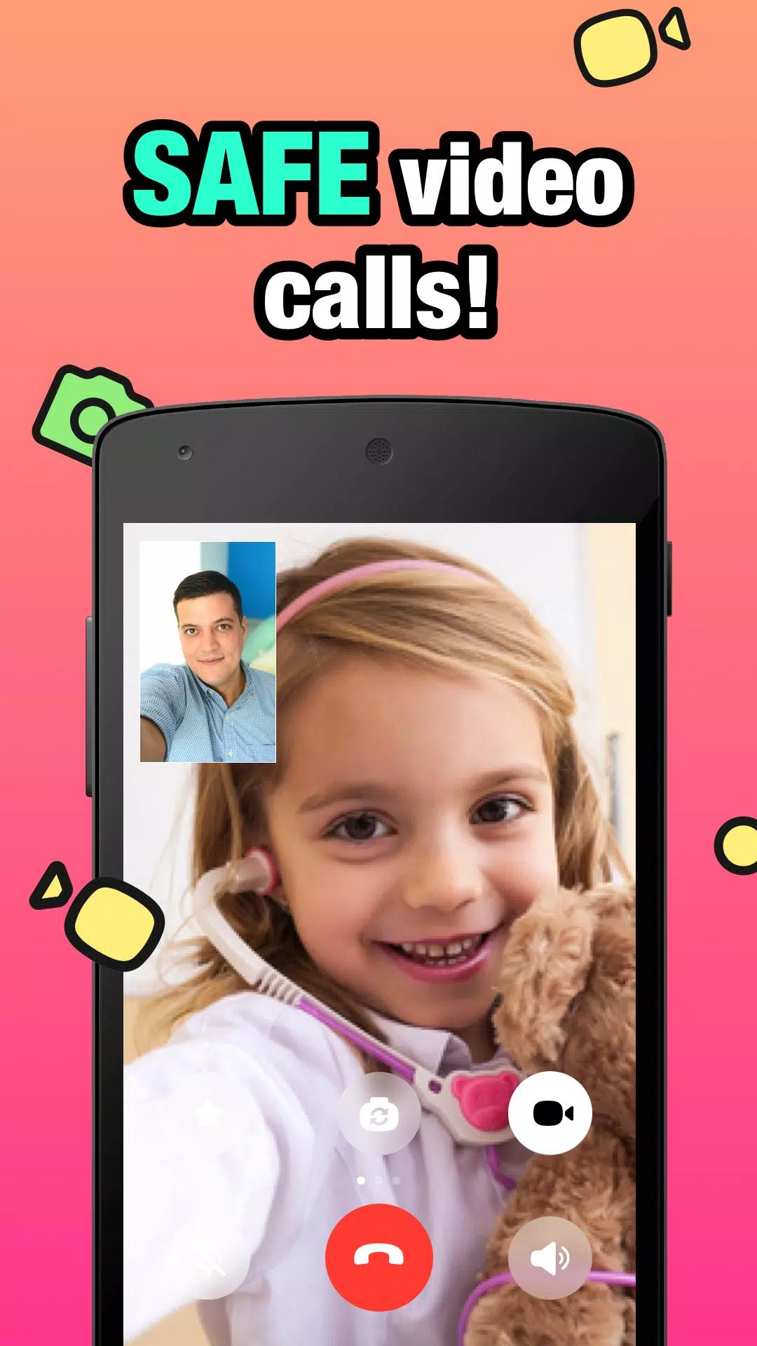 JusTalk Kids - Safe Video Chat and Messenger Screenshot 0