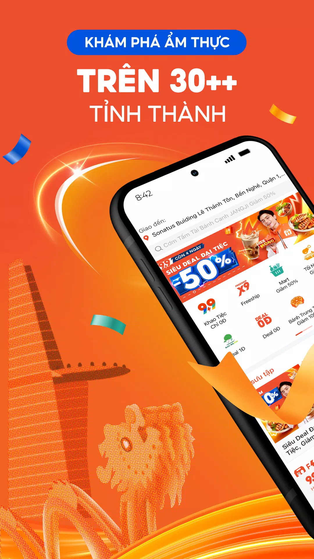 ShopeeFood - Ứng dụng giao món屏幕截圖1