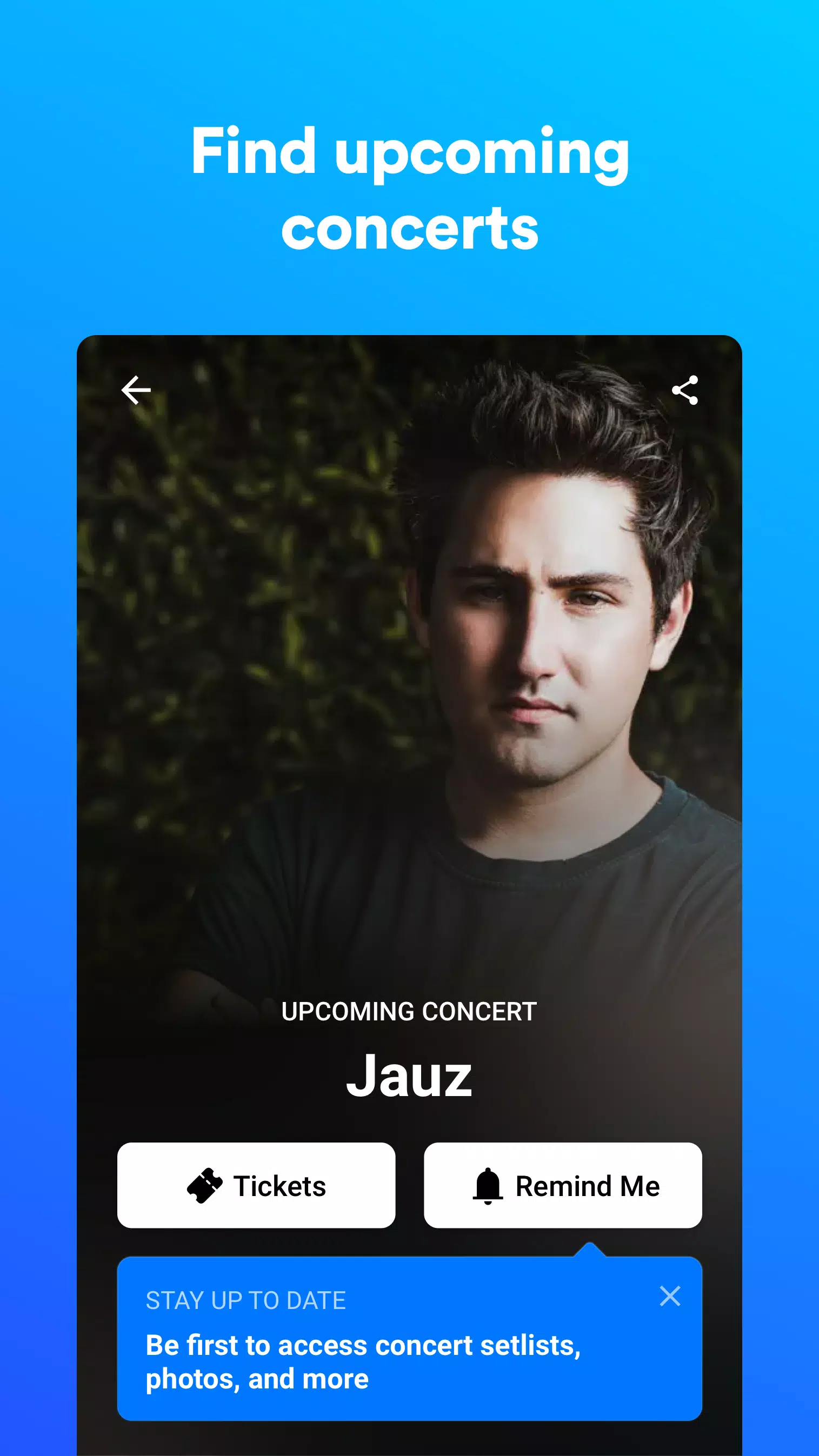 Shazam: Finde Musik, Konzerte Screenshot 3