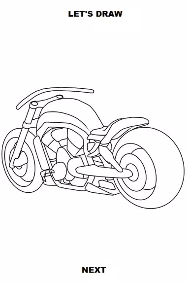 Draw Motorcycles: Cruiser应用截图第3张