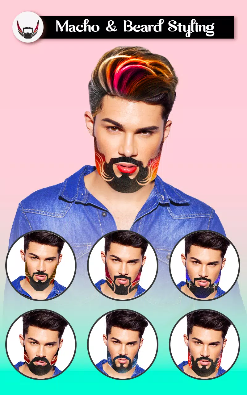 Macho - Man makeover app & Pho экрана 2