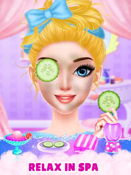 Pink Princess MakeUp Salon captura de pantalla 2