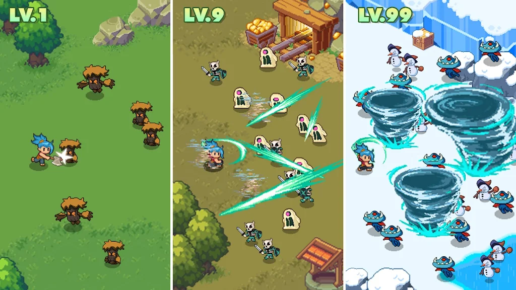 Guardian War: Pixel Rumble RPG 스크린샷 2