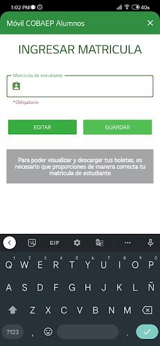 Móvil COBAEP Alumnos स्क्रीनशॉट 0