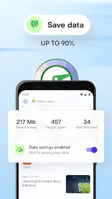 Opera Mini: Fast Web Browser screenshot 3