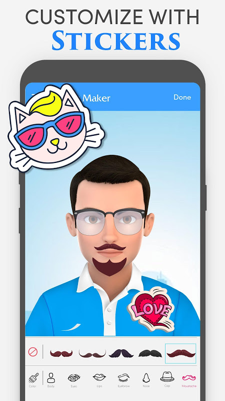 Avatar Maker: Personal Character, Sticker Maker屏幕截圖1