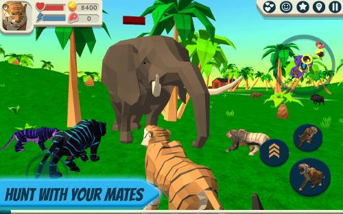 ภาพหน้าจอ Tiger Simulator 3D 2