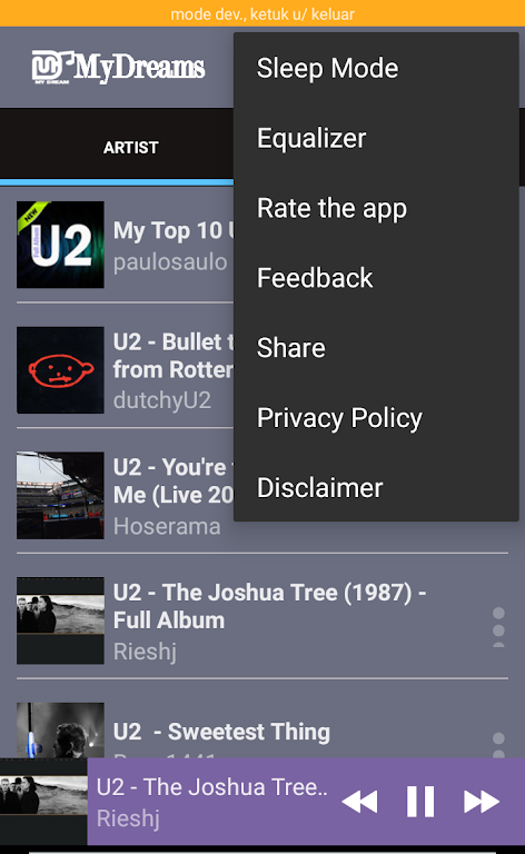 U2 Greatest Hits Songs Capture d'écran 2