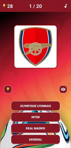 Guess the Soccer Logo Quiz屏幕截圖0