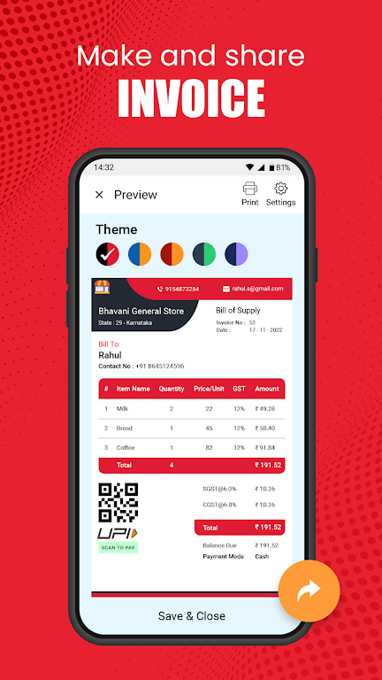 Vyapar Invoice Billing App capture d’écran 0
