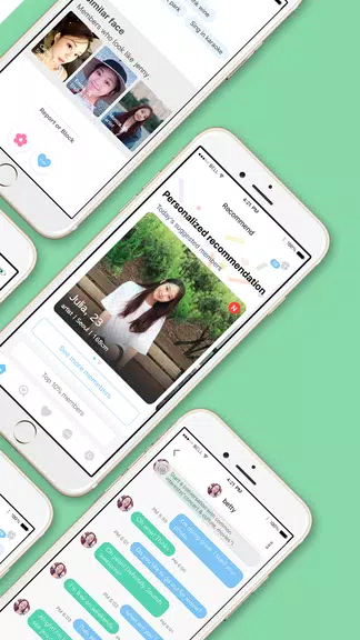 WowU– Face recognition Dating, Meet Singles & Chat屏幕截圖1