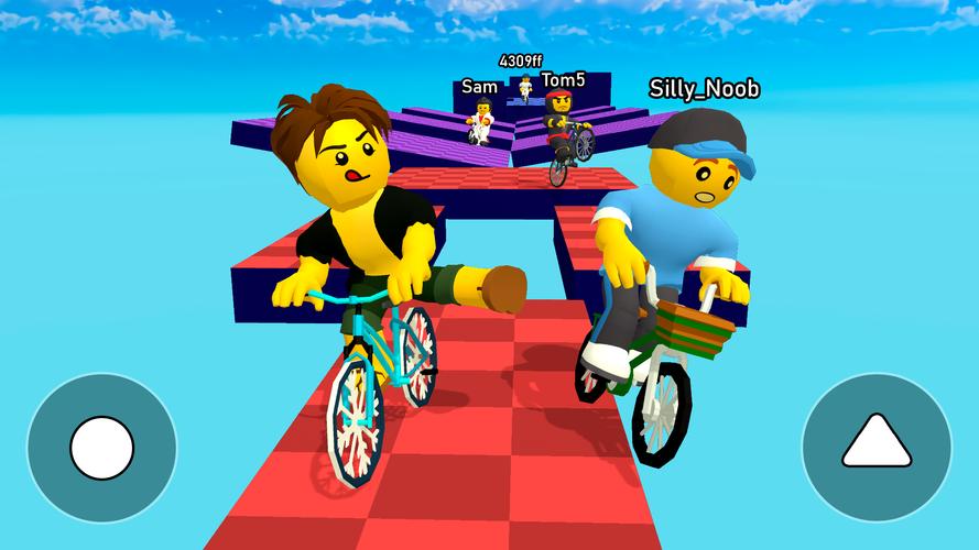 Obby bike: Parkour Adventure স্ক্রিনশট 3