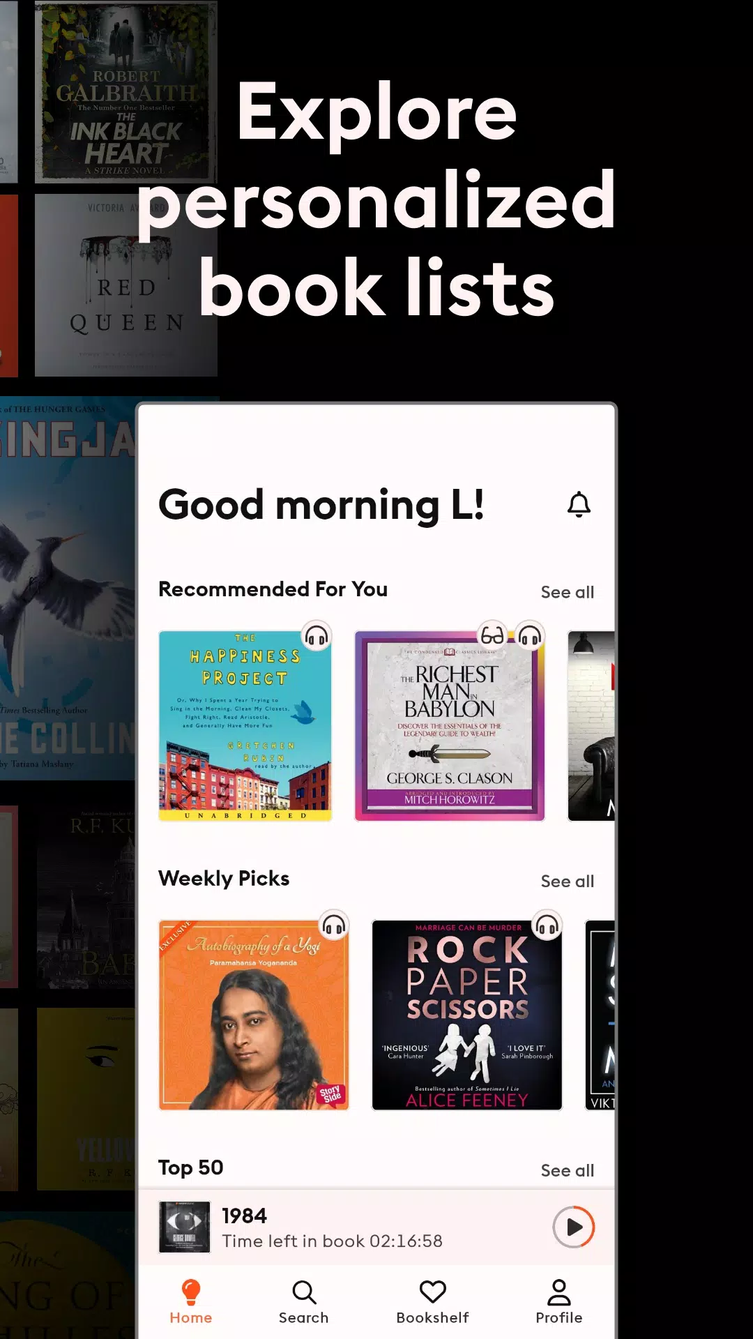 Screenshot Storytel: Audiolivros e ebooks 2