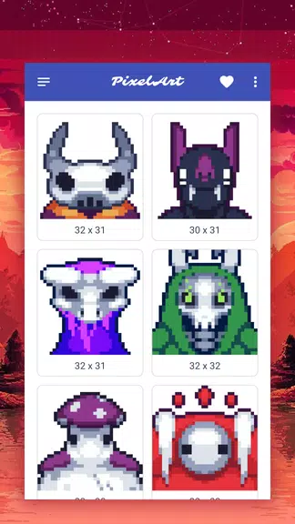 How to draw pixel monsters 스크린샷 0