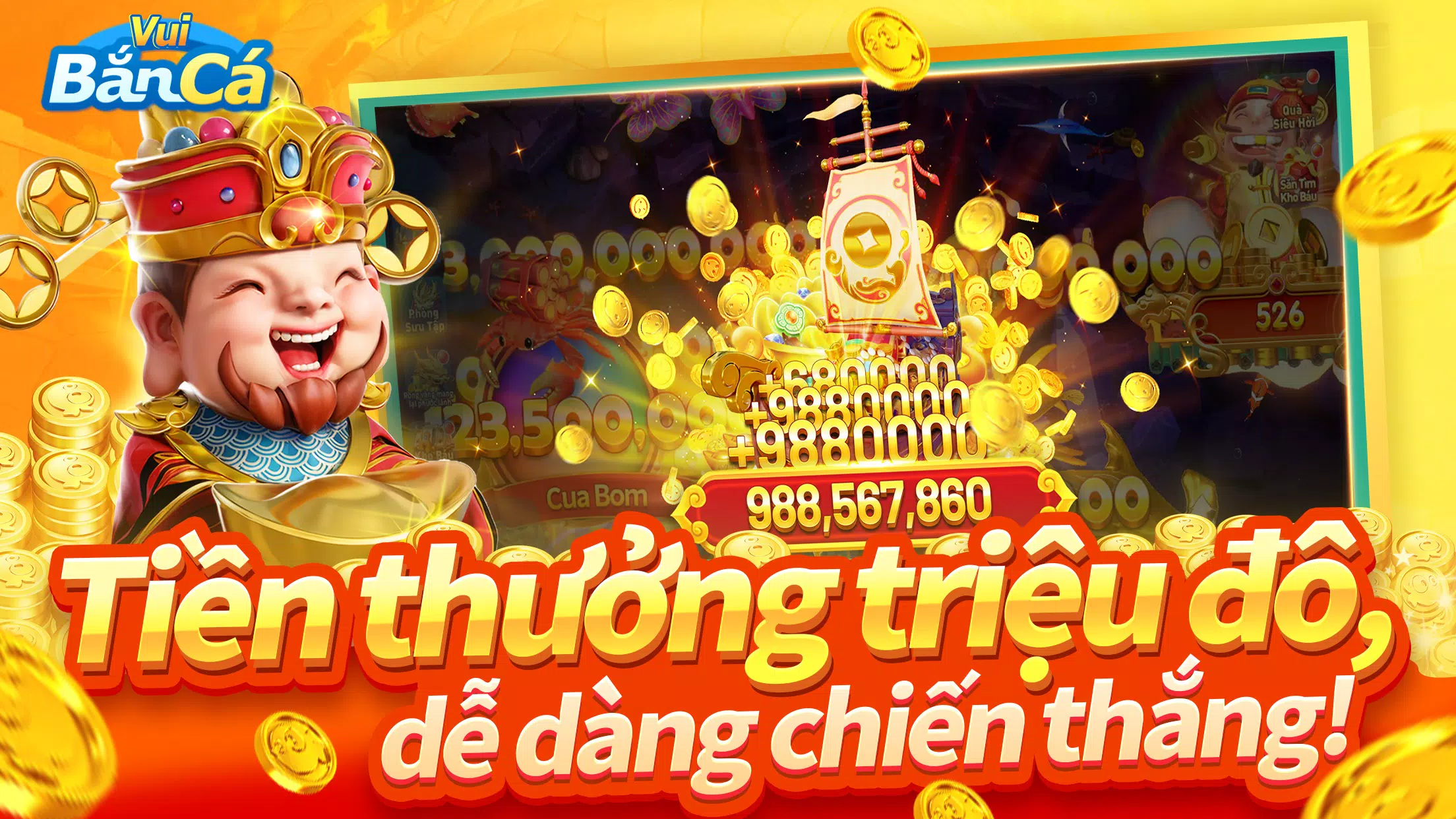 Bắn Cá Vui - Lễ Hội Săn Cá capture d’écran 0