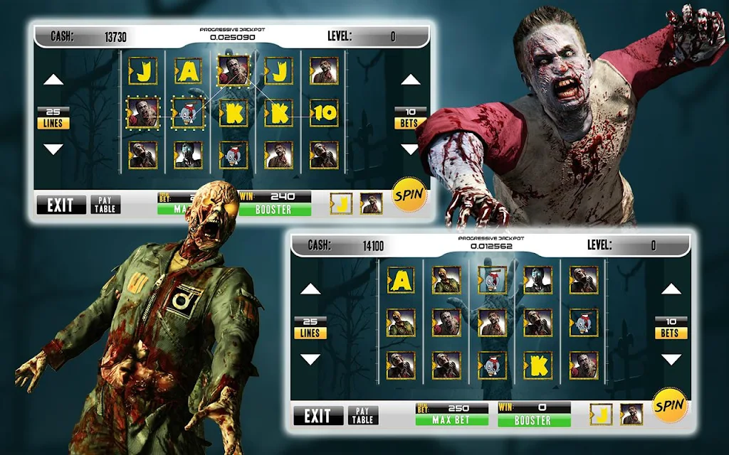 Casino Walking Zombie Slots Machine ကိုဖန်သားပြင်3