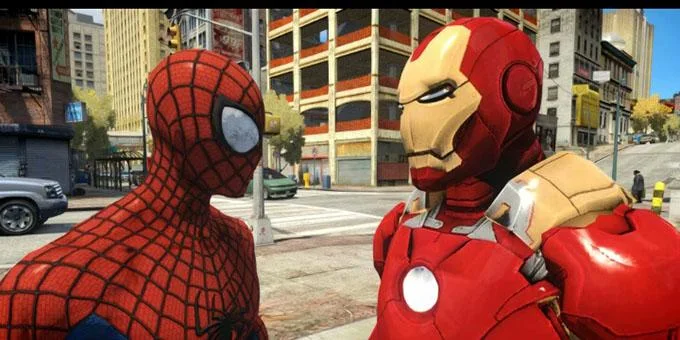 Spiderman vs Iron Man 3D Adventures屏幕截圖0