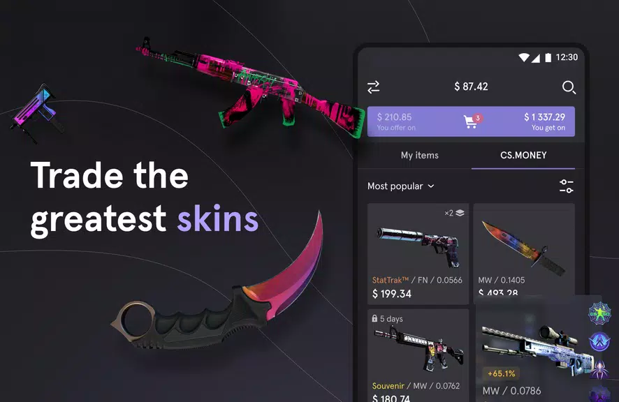 CS.MONEY ‒ Trade CS:GO skins ကိုဖန်သားပြင်0