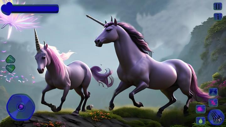 Magic Flying Unicorn Pony Game Captura de pantalla 2