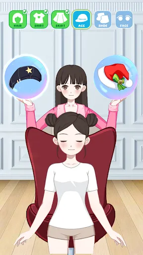 Left or right: Magic Dress up screenshot 1