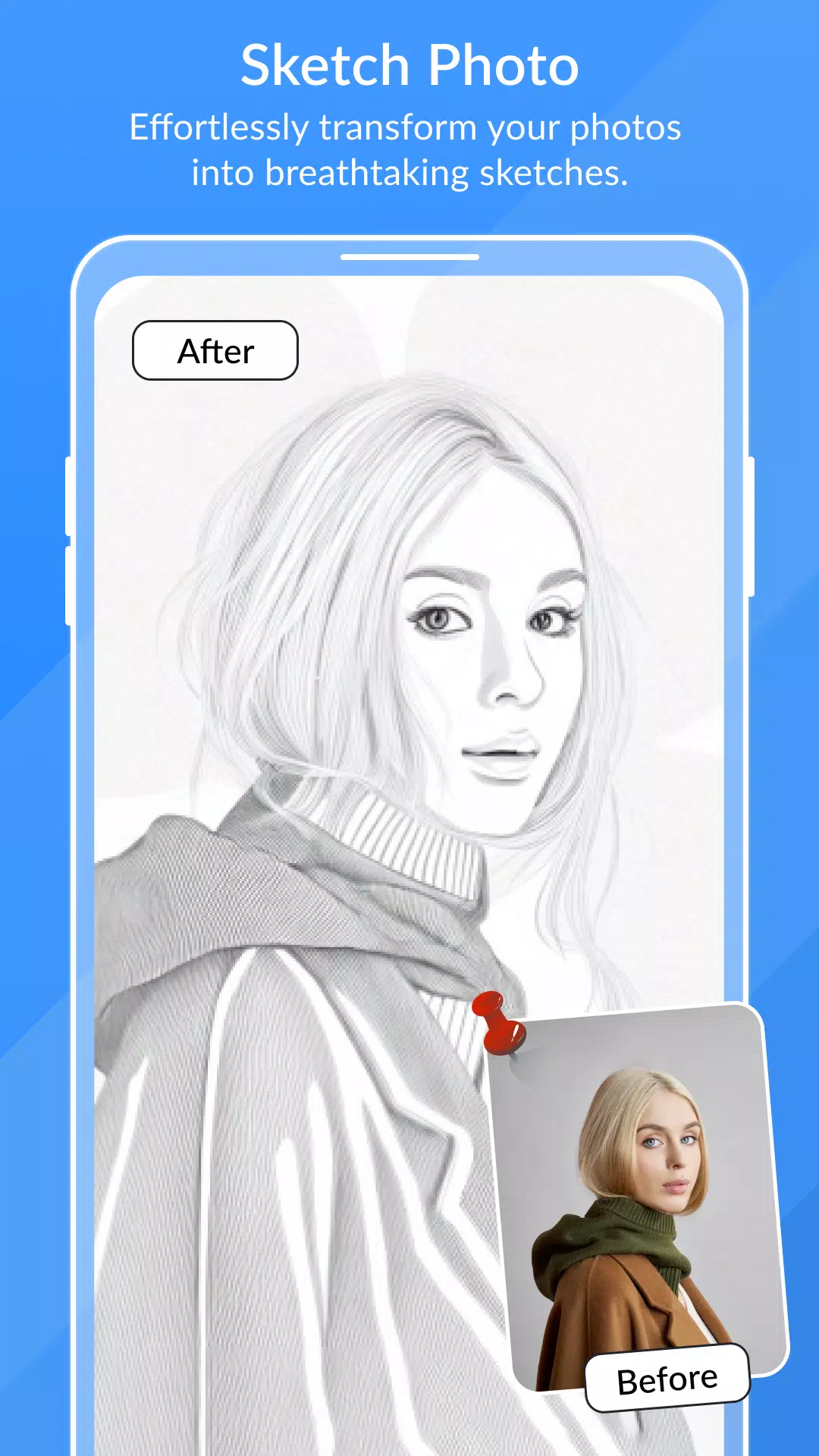 Pencil Sketch Photo Maker ảnh chụp màn hình 0