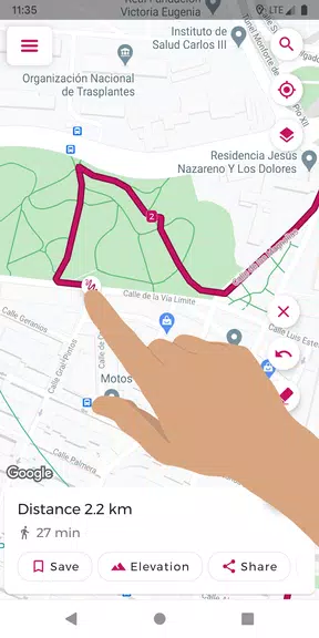 Just Draw It! - Route planner 屏幕截圖0