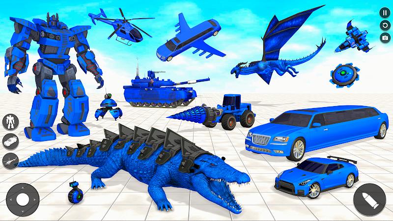 Crocodile Animal Robot Games ảnh chụp màn hình 0