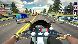 Endless Moto Traffic Racer 3D screenshot 2