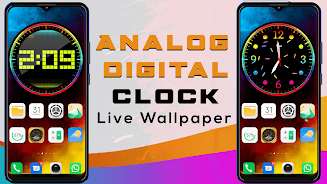 Analog & Digital Clock screenshot 0