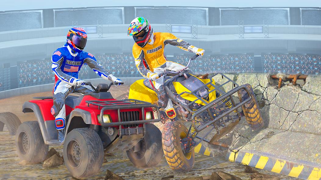 ATV Quad Bike Derby Games 3D Mod Capture d'écran 0