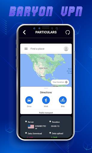 Baryonvpn screenshot 1